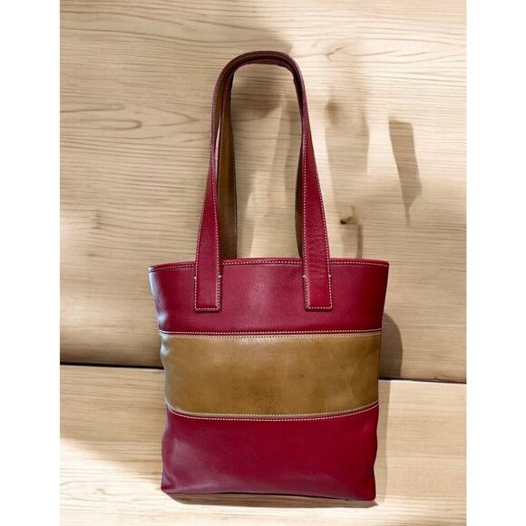 Vintage Coach 9348 Leather Rugby Stripe Tote Bag & Skinny Wristlet - Picture 2 of 15